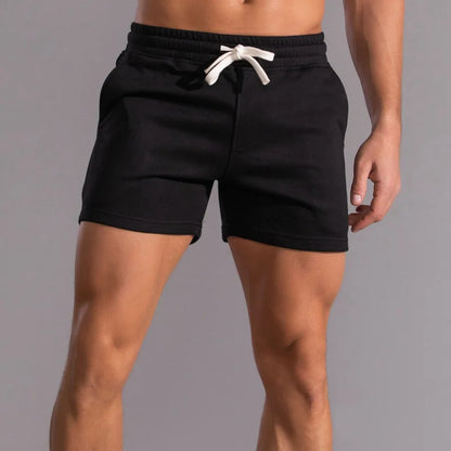 Cotton Running Shorts For Men Gym Fitness Home Casual Sport Underwear Yoga Workout Training Loose Boxers Super Short Pants Sweat - Smarsty