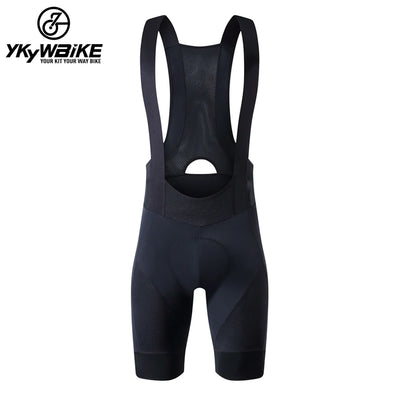 YKYWBIKE Cycling Bib Shorts Men Outdoor Wear Bike Ride 6 Hours Padded Riding Bib Tights Bicycle Men's Cycling Clothing Mtb Short by Smarsty