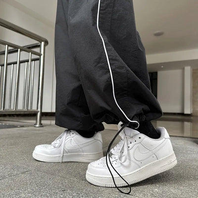 Women Casual Joggers Pants Fashion Streetwear Oversized Sports Wide Leg Pants Hip Hop Y2k Sweatpants High Waist Baggy Trousers - Smarsty