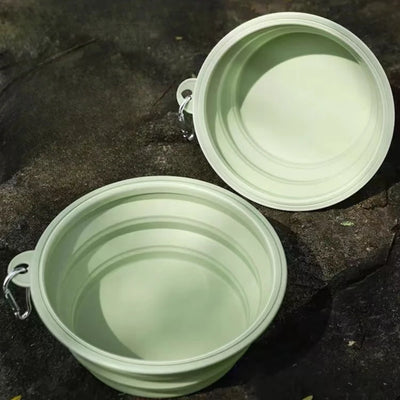 Collapsible Silicone Dog Bowls for Travel and Camping - Smarsty