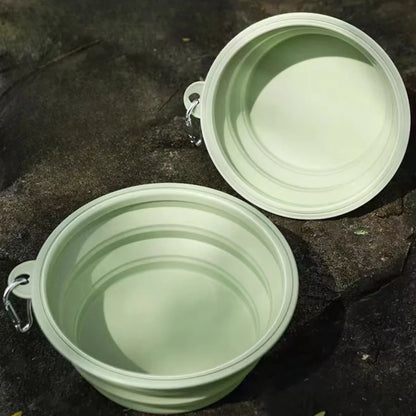 Collapsible Silicone Dog Bowls for Travel and Camping - Smarsty