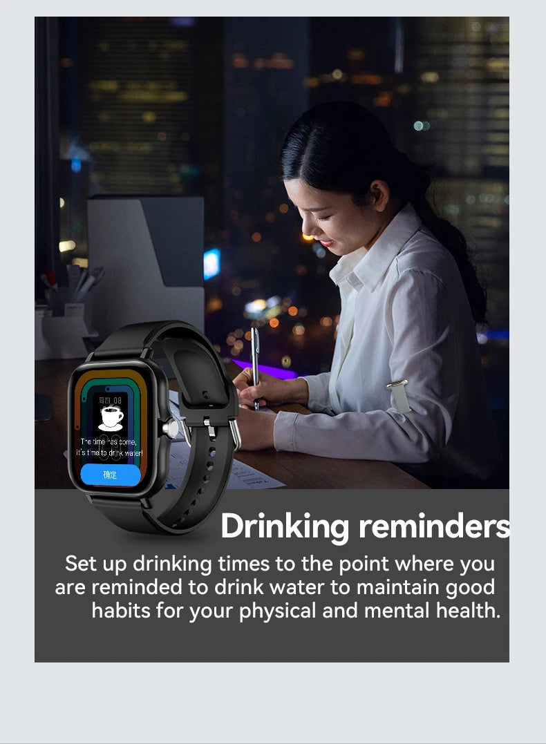 LAXASFIT Smart Watch with Heart Rate Monitor and Bluetooth - Smarsty