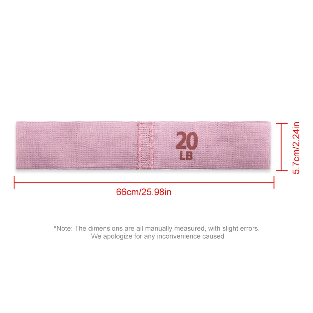 Hip Resistance Bands Anti-Slip Stretch Fitness Strips Portable Glute Thigh Elastic Bands Yoga Gym Equipment - Smarsty