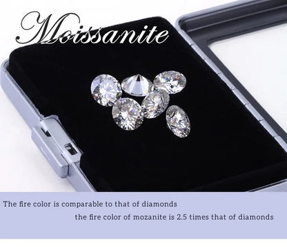1 CT D Color Moissanite Stud Earrings Sparkling 925 Silver - Smarsty