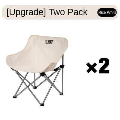 Outdoor Folding Moon Chair Portable Chair Camping Chair Picnic Gear Fishing Small Horse Stool Student Sketching by Smarsty