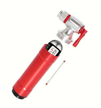 ThinkRider CO2 Pump For Bicycle Schrader Presta Adapter Bike Pump Inflator Aluminum Tire Tube Mini size MTB Bicycle Pumps CO2 Ca - Smarsty