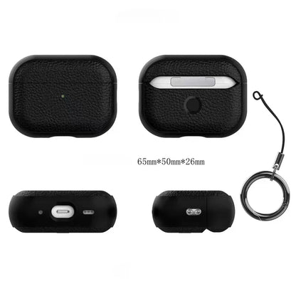 Leather Texture Case For Apple AirPods Pro Protection - Smarsty