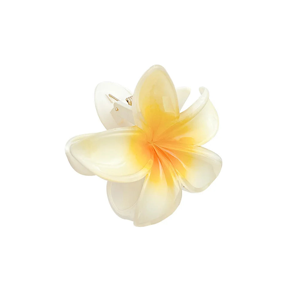 Five-Petal Flower Acrylic Hair Clip for Summer Style - Smarsty
