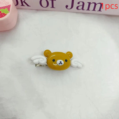 Kawaii Rilakkuma Hair Clips for Girls Birthday Gift - Smarsty