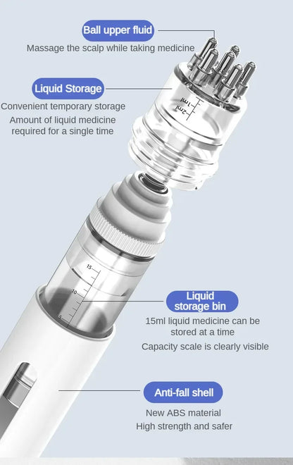 Portable Scalp Applicator Comb for Hair Loss Relief - Smarsty