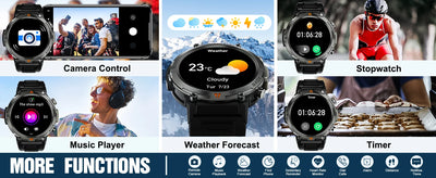 EIGIIS KE3 Smart Watch Bluetooth Call Waterproof Health Monitor - Smarsty