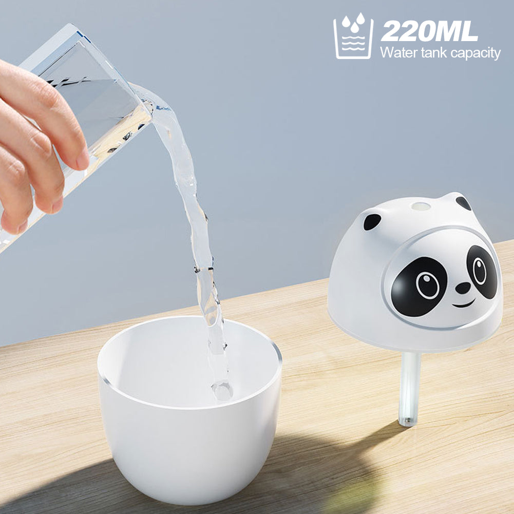 Cute Panda Air Humidifier and Aroma Diffuser with Night Light - Smarsty