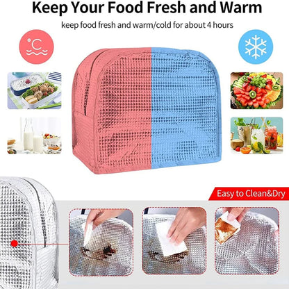 Large Capacity Insulated Lunch Bag For Bento And School - Smarsty