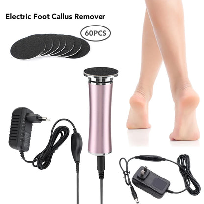 Rechargeable Electric Foot File for Dead Skin Removal - Smarsty