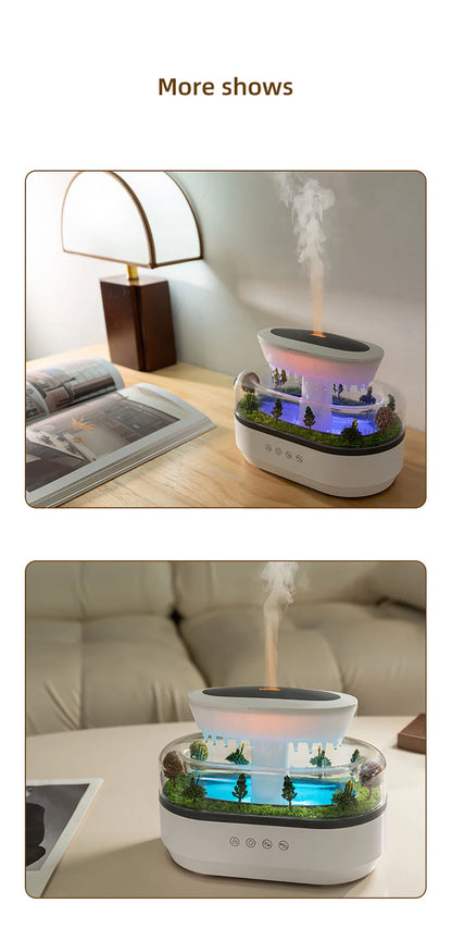 Colorful Ultrasonic Aroma Humidifier With Essential Oil Diffuser - Smarsty