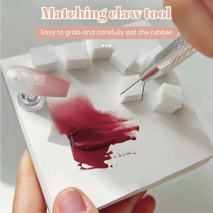 Sponge Gradient Nail Art Stamper Tool Set - Smarsty