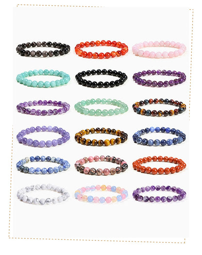 Natural Stone Beads Bracelet for Reiki Healing - Smarsty