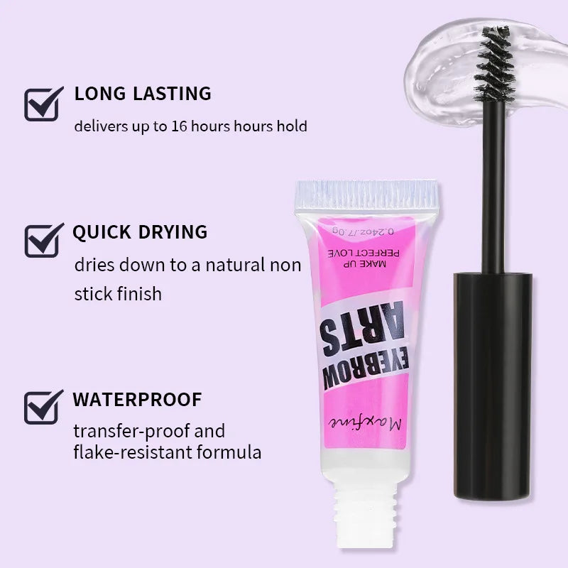 Maxfine Waterproof Eyebrow Gel for Long-Lasting Hold - Smarsty