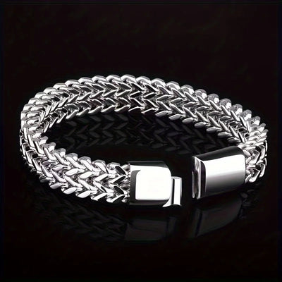 Stainless Steel Magnetic Buckle Bracelet for Unisex - Smarsty