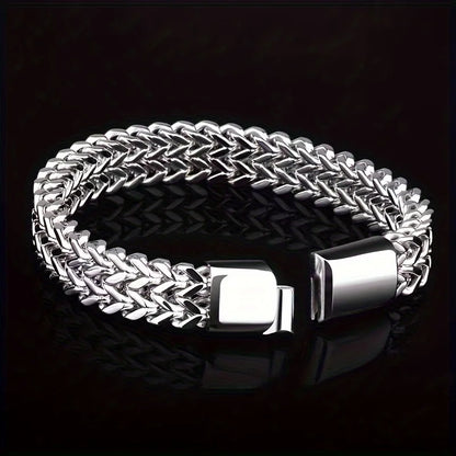 Stainless Steel Magnetic Buckle Bracelet for Unisex - Smarsty