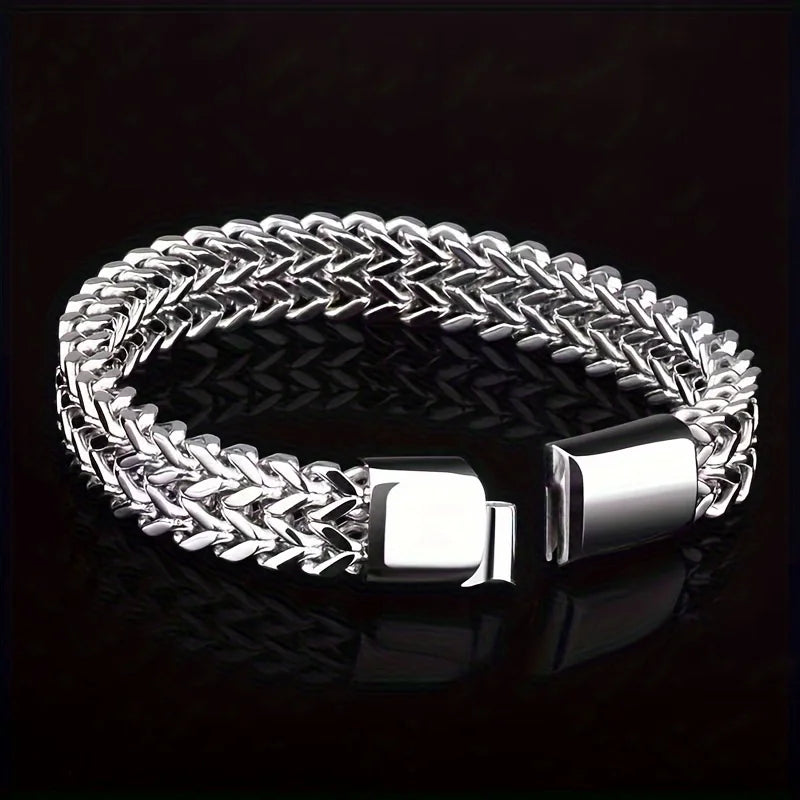 Stainless Steel Magnetic Buckle Bracelet for Unisex - Smarsty
