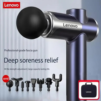 Lenovo Fascia Gun Muscle Relaxation Massager with LED Screen - Smarsty