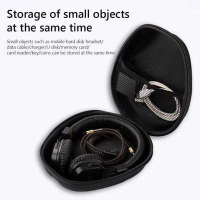 Hard EVA Headphone Carrying Case with Hook - Smarsty