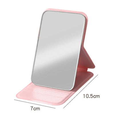 Cute Portable Makeup Mirror With Slim Foldable Design - Smarsty