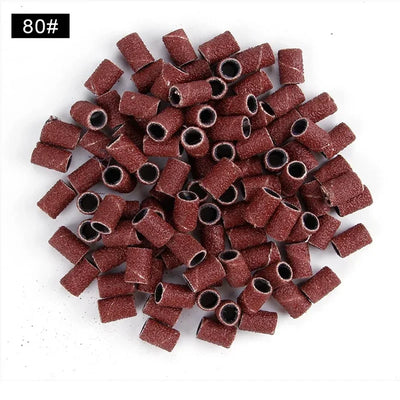 Sanding Cap Bands for Electric Nail Drill 180 Grit - Smarsty