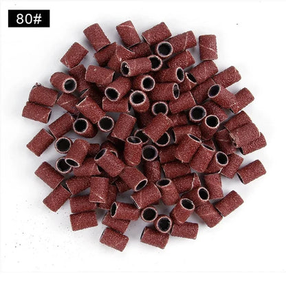 Sanding Cap Bands for Electric Nail Drill 180 Grit - Smarsty