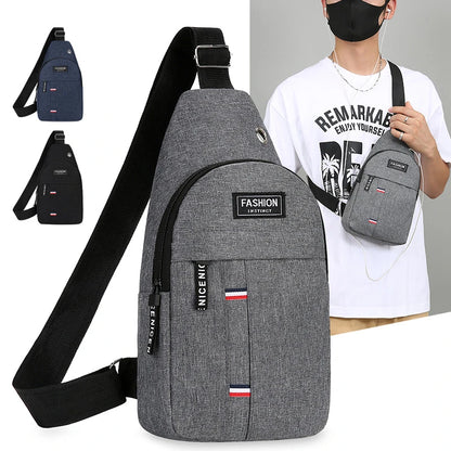 Mens Chest Bag Crossbody With Large Capacity Outdoor - Smarsty