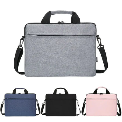 Zippered Laptop Sleeve Case With Shoulder Bag 14 Inch - Smarsty