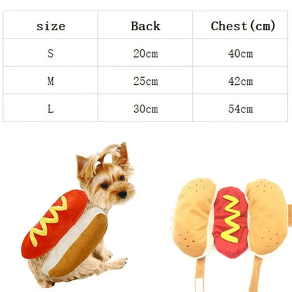 Funny Hot Dog Costume for Dachshund Dogs - Smarsty