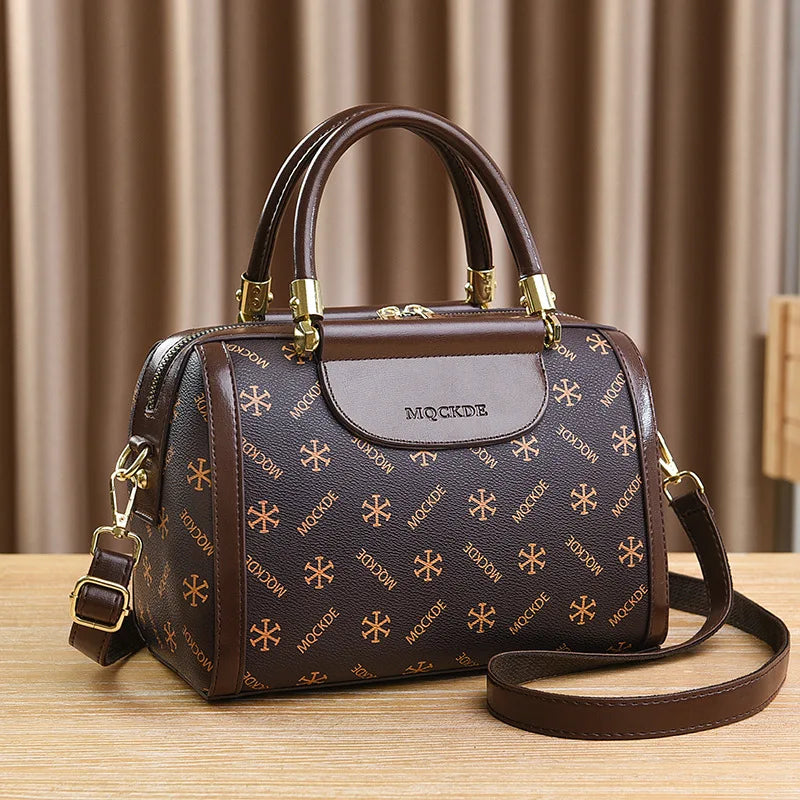 Soft Leather Women Crossbody Bag Large Capacity Versatile - Smarsty