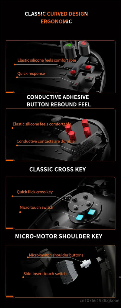 Lenovo S02 Wireless Controller for Nintendo Switch and PC - Smarsty