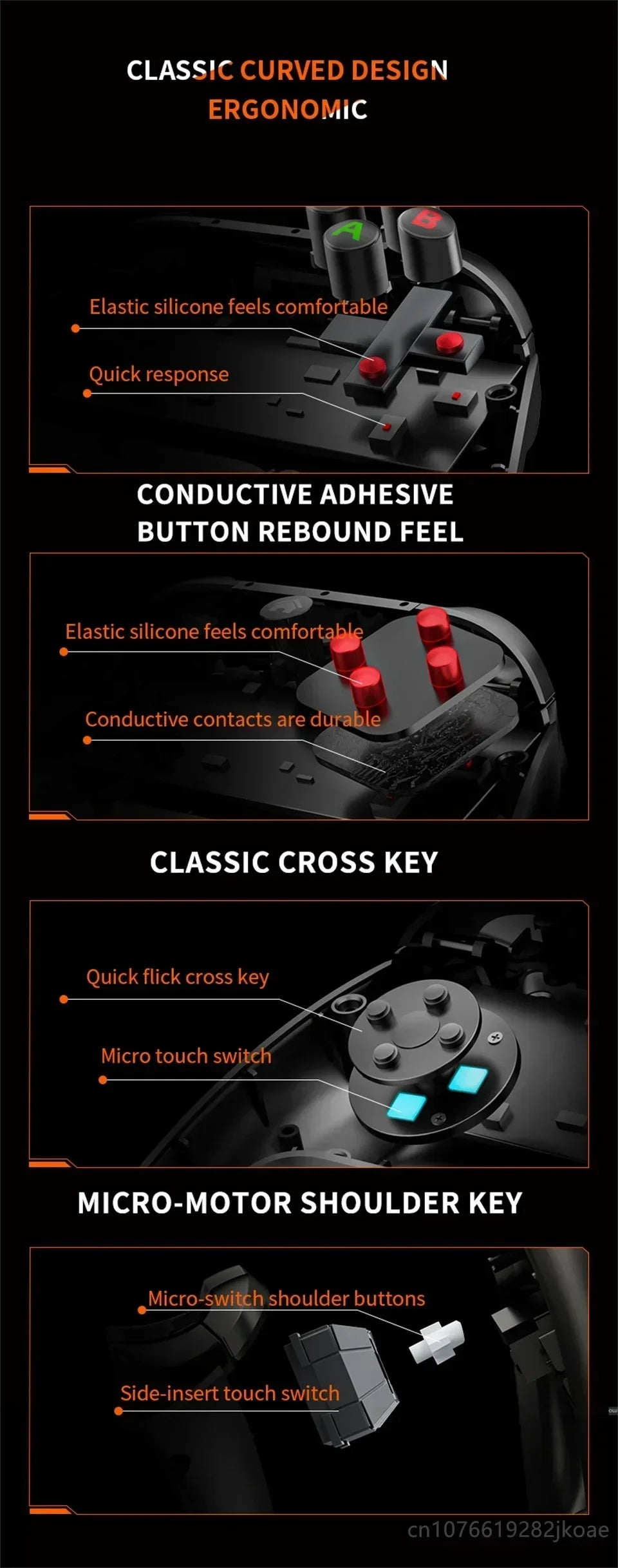 Lenovo S02 Wireless Controller for Nintendo Switch and PC - Smarsty