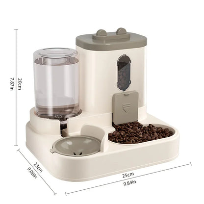 Automatic 2in1 Cat Food and Water Dispenser - Smarsty