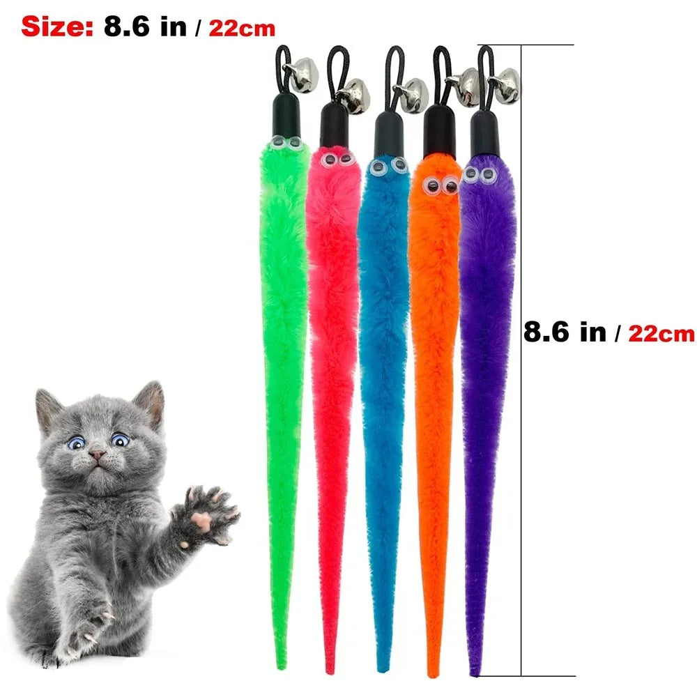 Interactive Cat Toy Wand Refills with Engaging Worms - Smarsty
