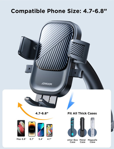 Universal Car Phone Mount With Strong Suction 360 Rotation - Smarsty