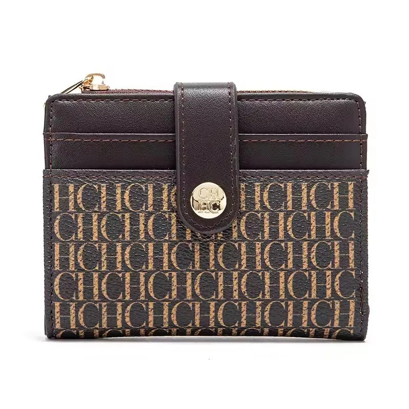 CH Women's Wallet Premium Sense Fashion Women's Card Bag Temperament Convenient Carrying Women's Small Bag Elegant High Quality - Smarsty