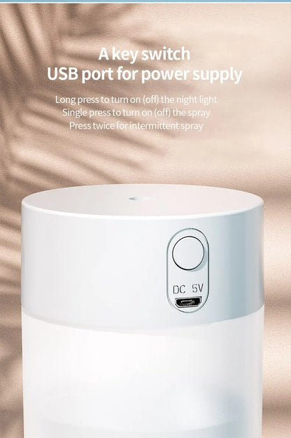 Portable Ultrasonic Aromatherapy Diffuser with LED Lamp - Smarsty