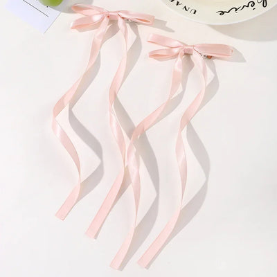 Fabric Hair Bow Clips Set for Women and Girls - Smarsty