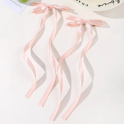 Fabric Hair Bow Clips Set for Women and Girls - Smarsty