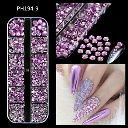 Mini Caviar Beads Nail Art Set with Magnetic Pen - Smarsty