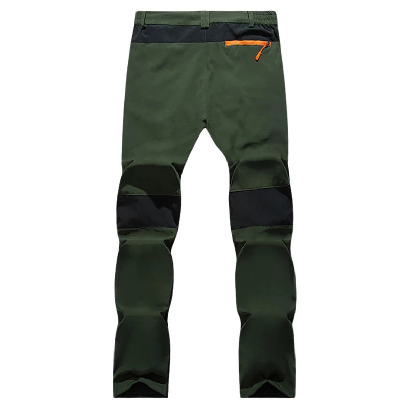 TRVLWEGO Men Summer Sports breathable Pants Hiking Trousers Camping Splash Prevention Quick Dry UV Resistant Elastic Thin - Smarsty