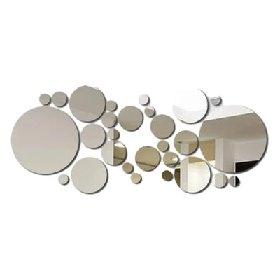 3D Acrylic Mirror Wall Stickers for Stunning Room Decor - Smarsty