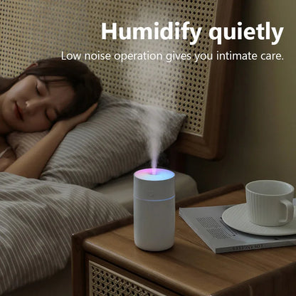 Colorful Portable USB Air Humidifier With Aromatherapy Feature - Smarsty