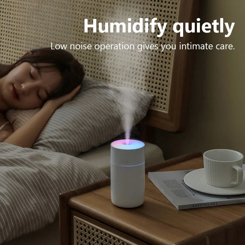 Colorful Portable USB Air Humidifier With Aromatherapy Feature - Smarsty