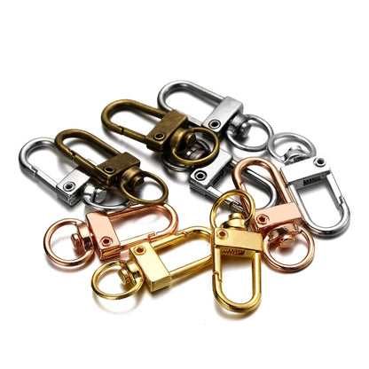 Rotating Lobster Clasps Gold Rhodium Secure 10pcs Pack - Smarsty