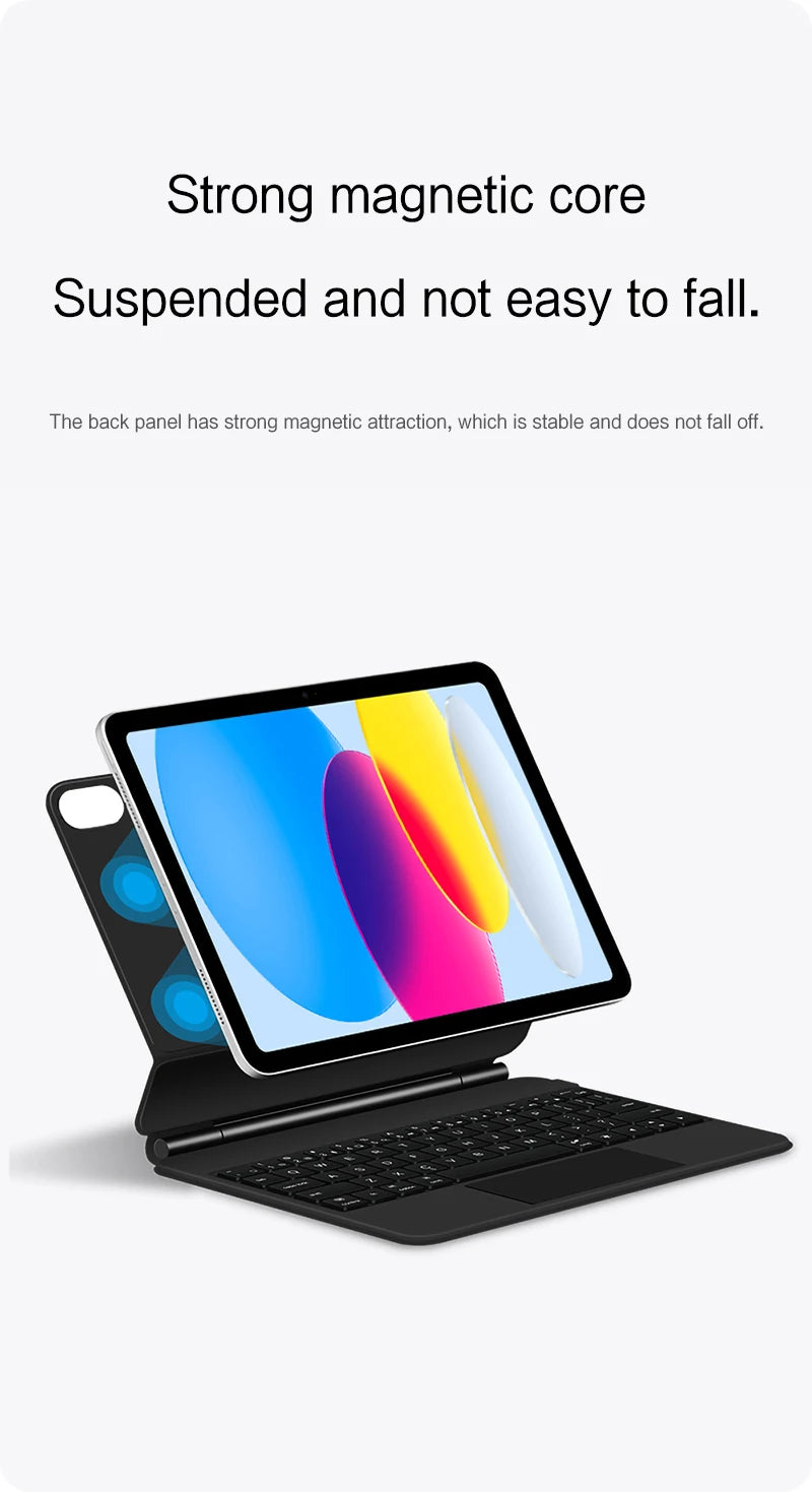 Magic Keyboard for iPad 11th Gen Backlit Magnetic Folio